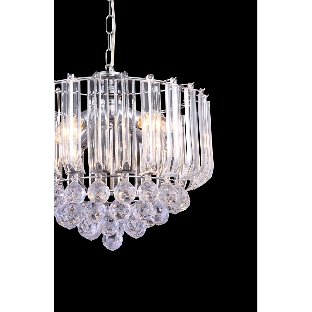 Chandelier Minnesota Ø 35cm chrome Globo 9007371299492