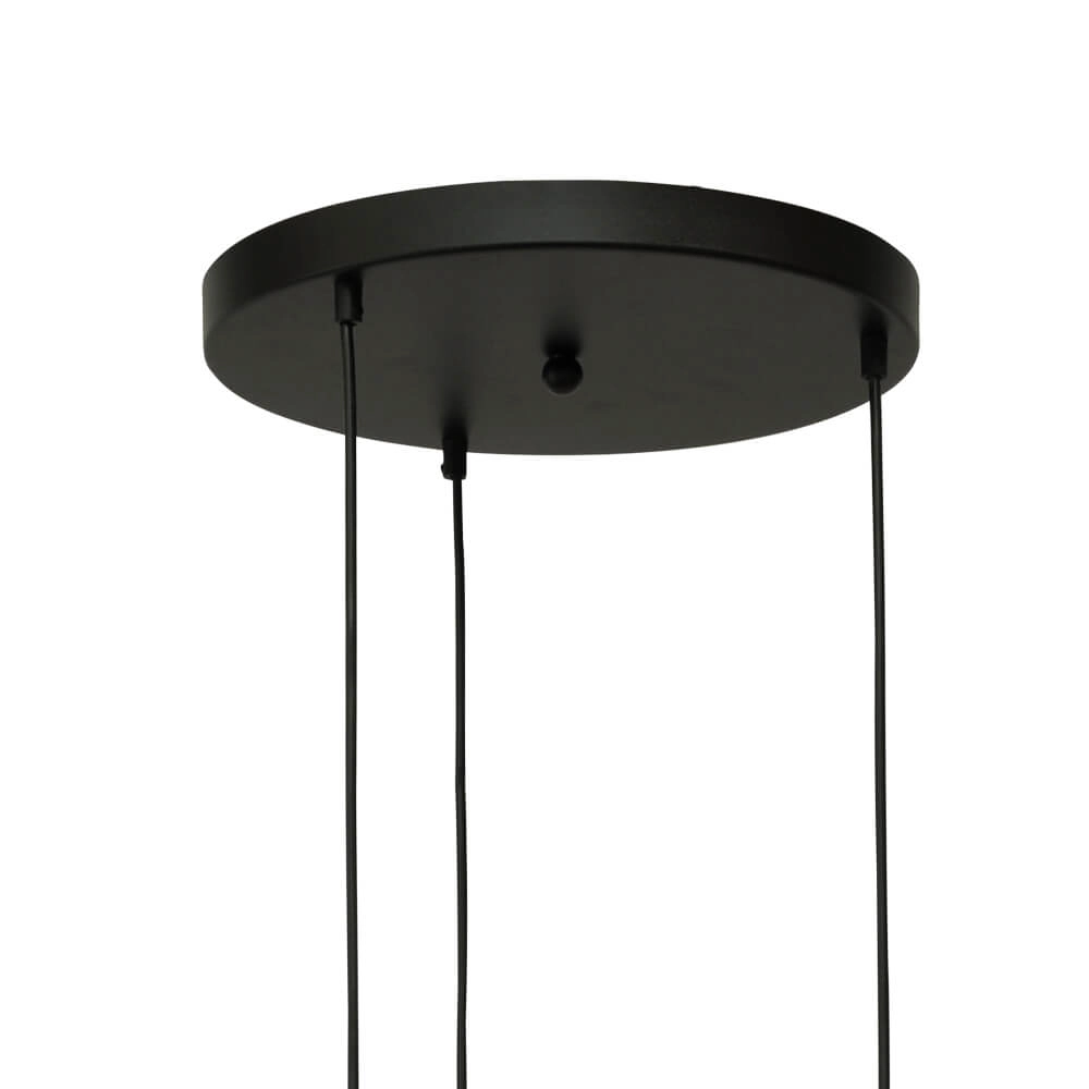 Pendant hanging lamp Lava 3x smoke glass Masterlight 8718121286464