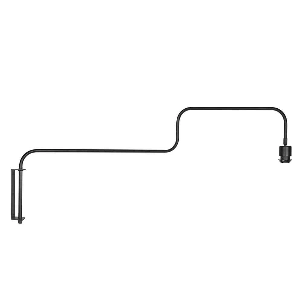 Wall lamp Bloeba black with silver grey shade Steinhauer 8712746177107