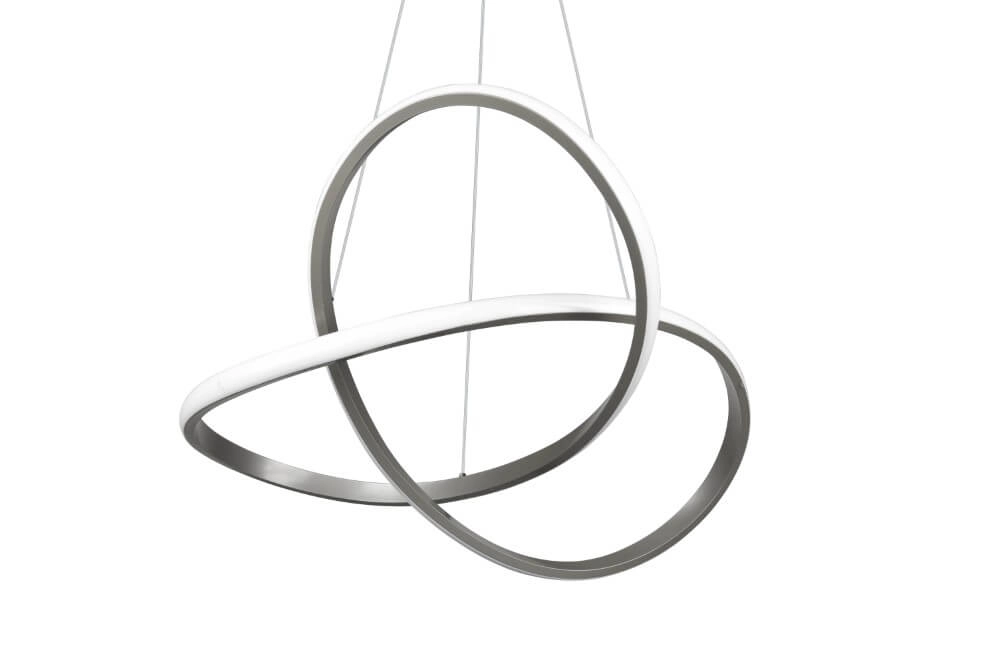 LED hanging lamp Course gray Trio 4017807521504