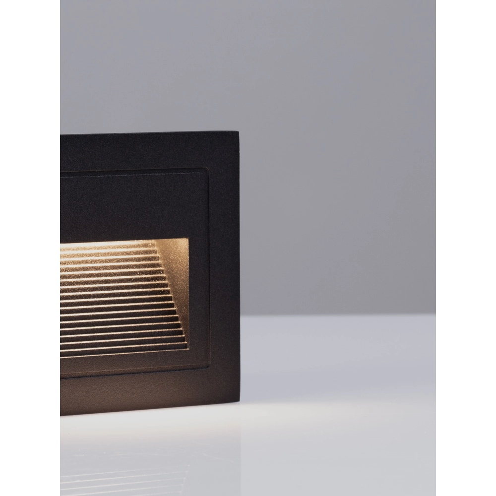 Square recessed light Polka black Lyora 5212017453198