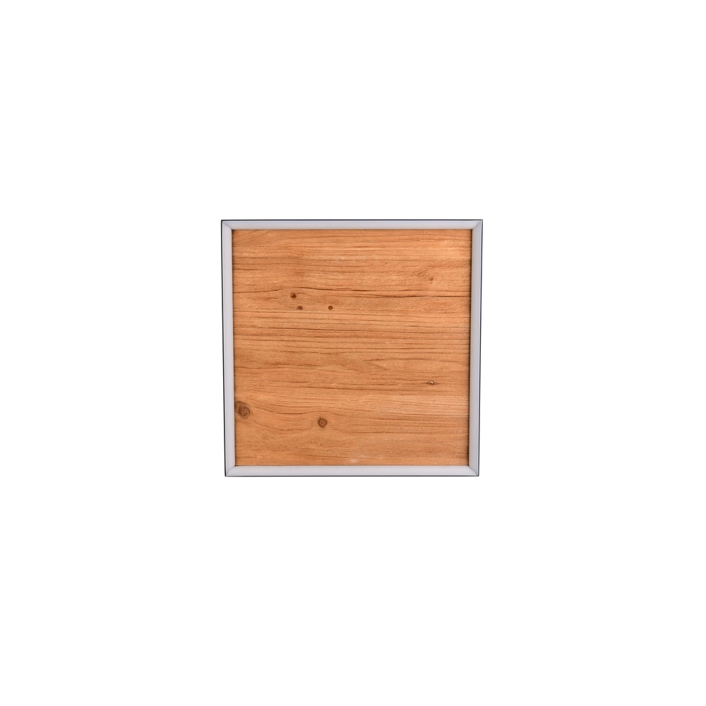 Design ceiling lamp Kalea black with wood Trio 4017807661507