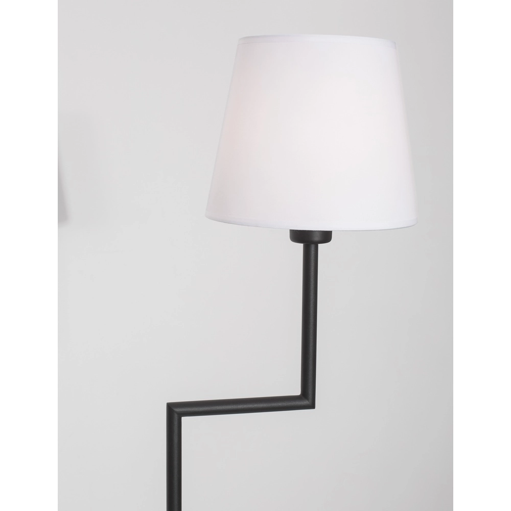Floor lamp Savona black with white hood Lyora 5212017430199