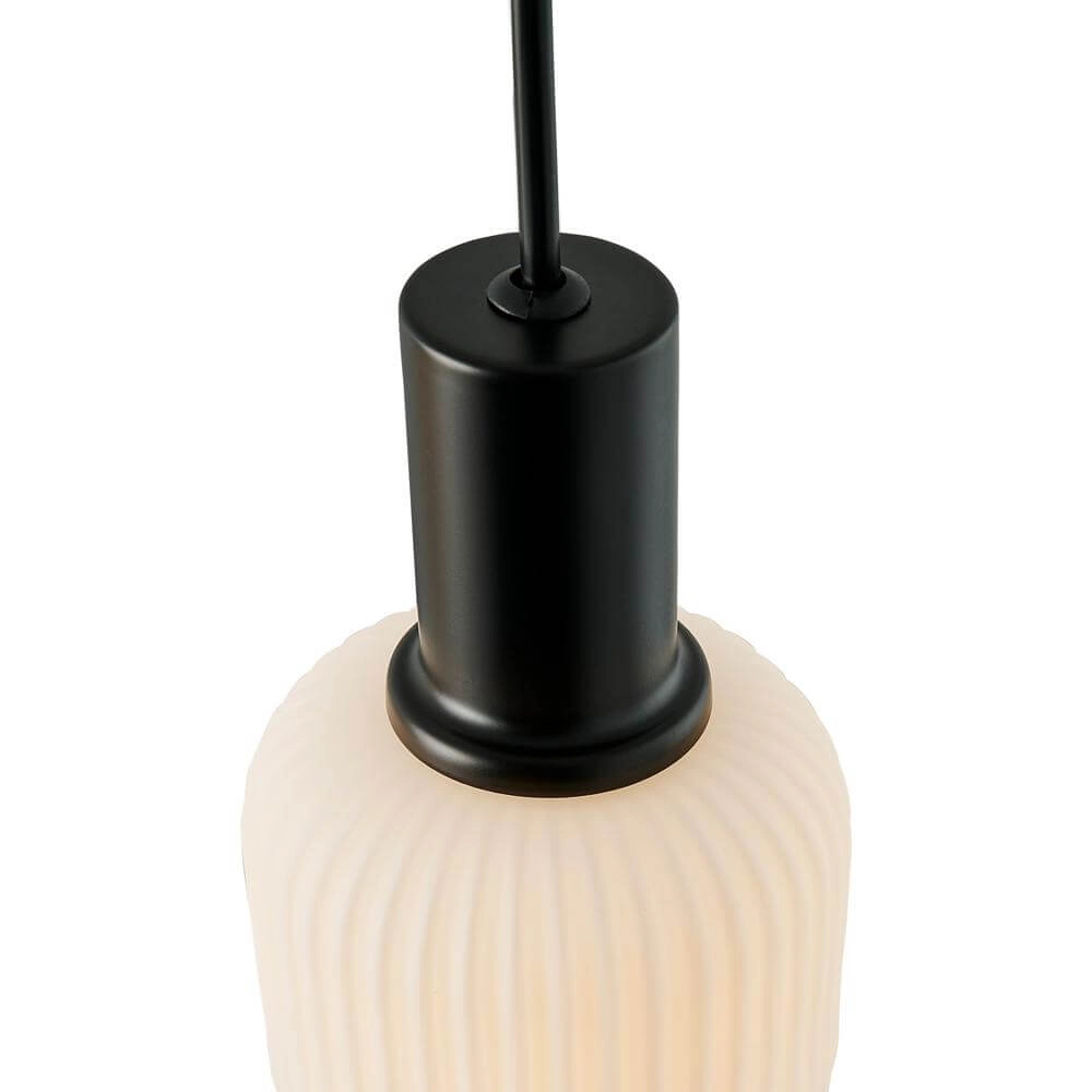 3-light pendant lamp Milford black and white Nordlux 5704924018671