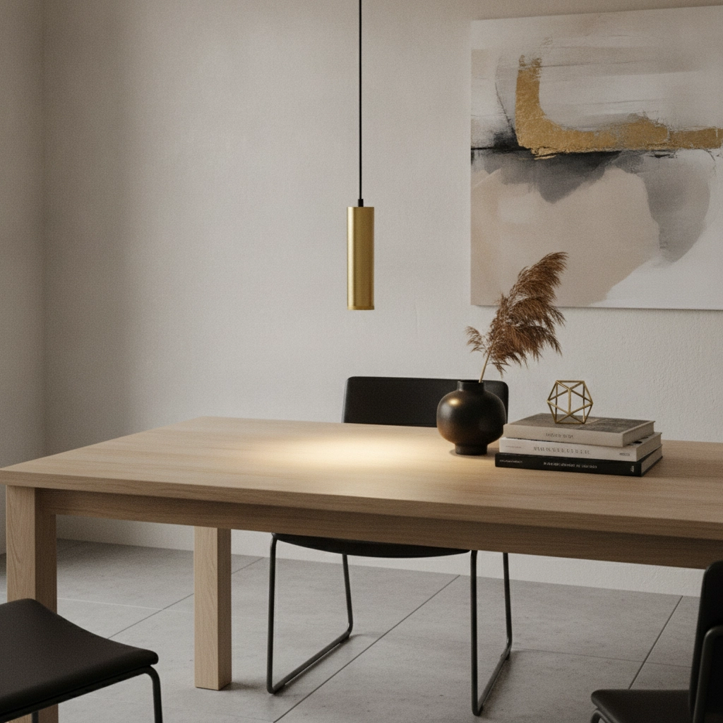 Design pendant lamp Milano matte gold 25cm
