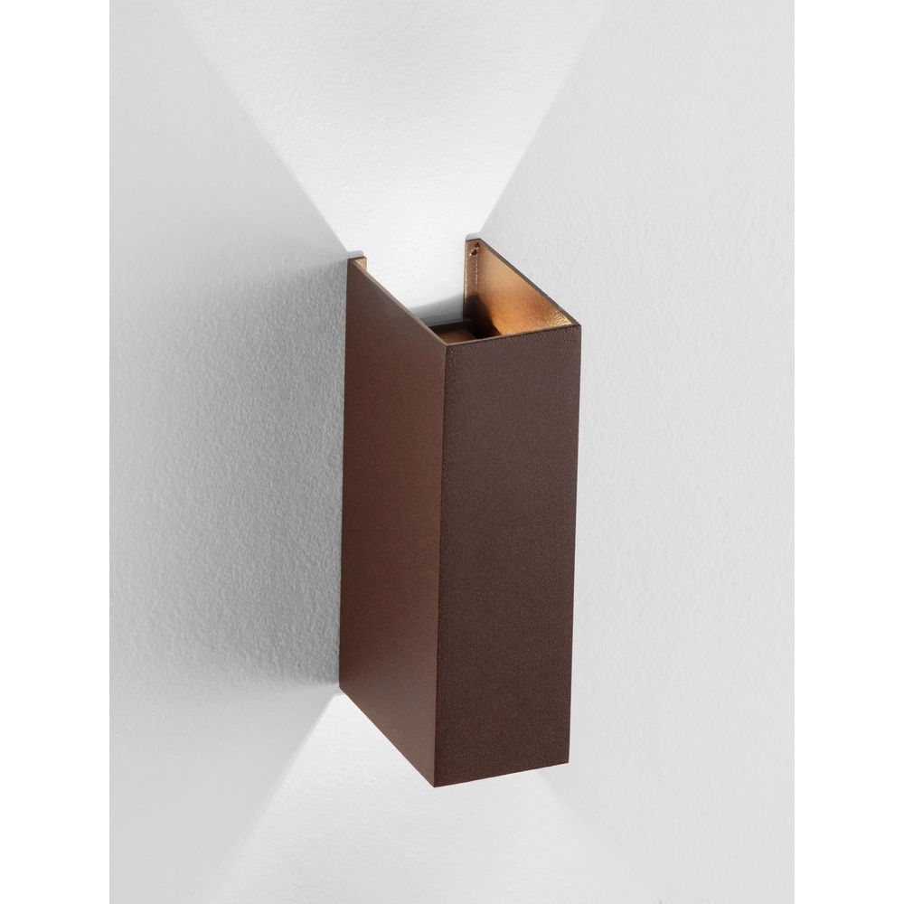Sleek wall spotlight Orion Rusty brown Lyora 5212017470478