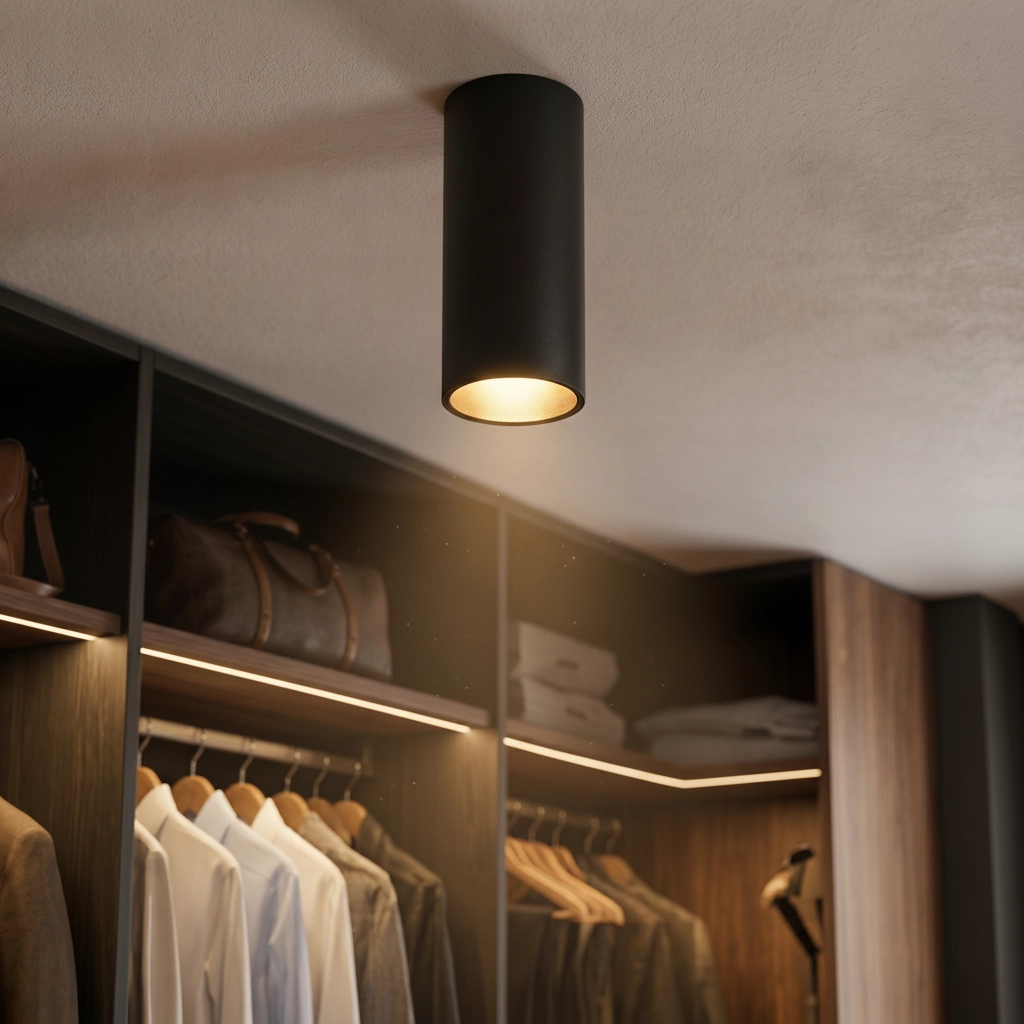 Ceiling spotlight Mor black