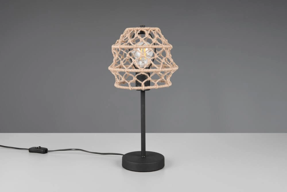 Rattan table lamp Hive Ø 20cm Trio 4017807637229