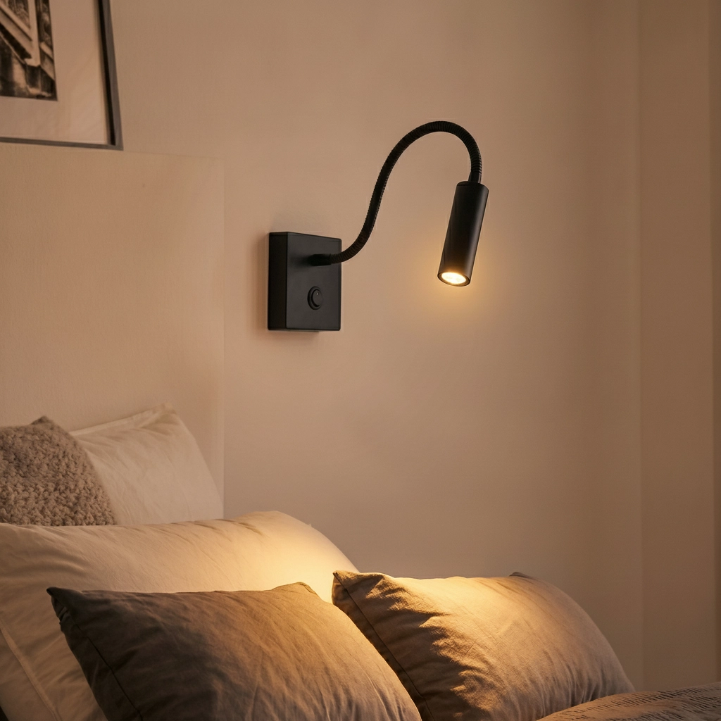 Bedside lamp Madison Design black