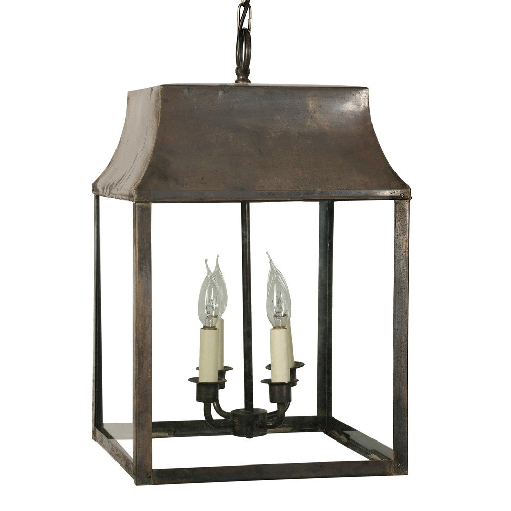Country Pendant Lamp Strathmore L antique copper (ant)