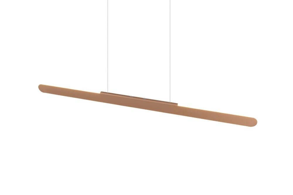 Unique pendant lamp Helios coffee brown Trio 4017807597967