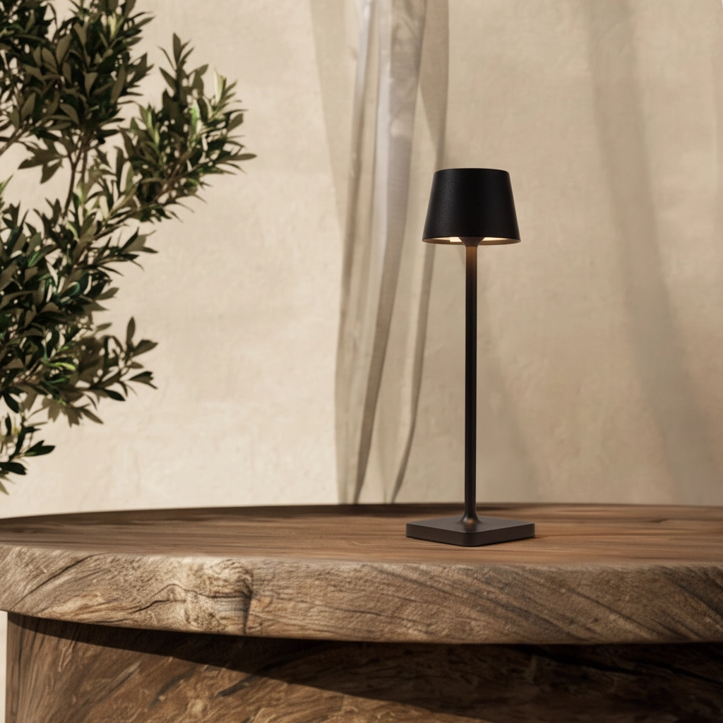 Rechargeable table lamp Deck anthracite