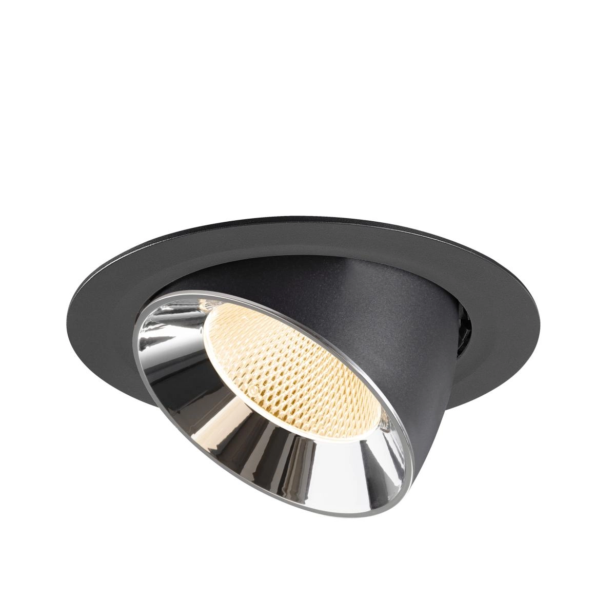 Recessed spotlight Numinos Gimble XL black/chrome 2700K - 20deg SLV 4024163308885