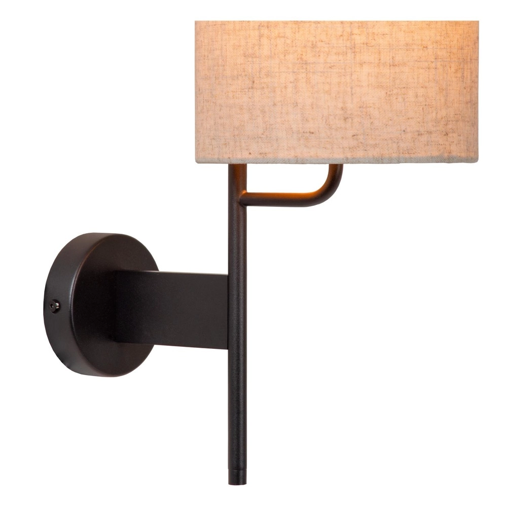 Wall lamp Magic black with USB charging point Lucide 5411212680051