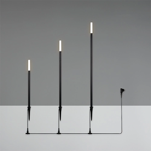 Garden lamp Stick Black