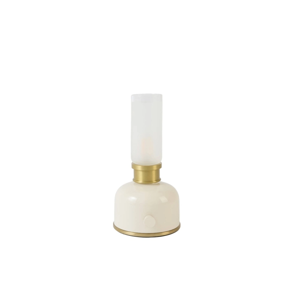 Table lamp Nivy white on battery