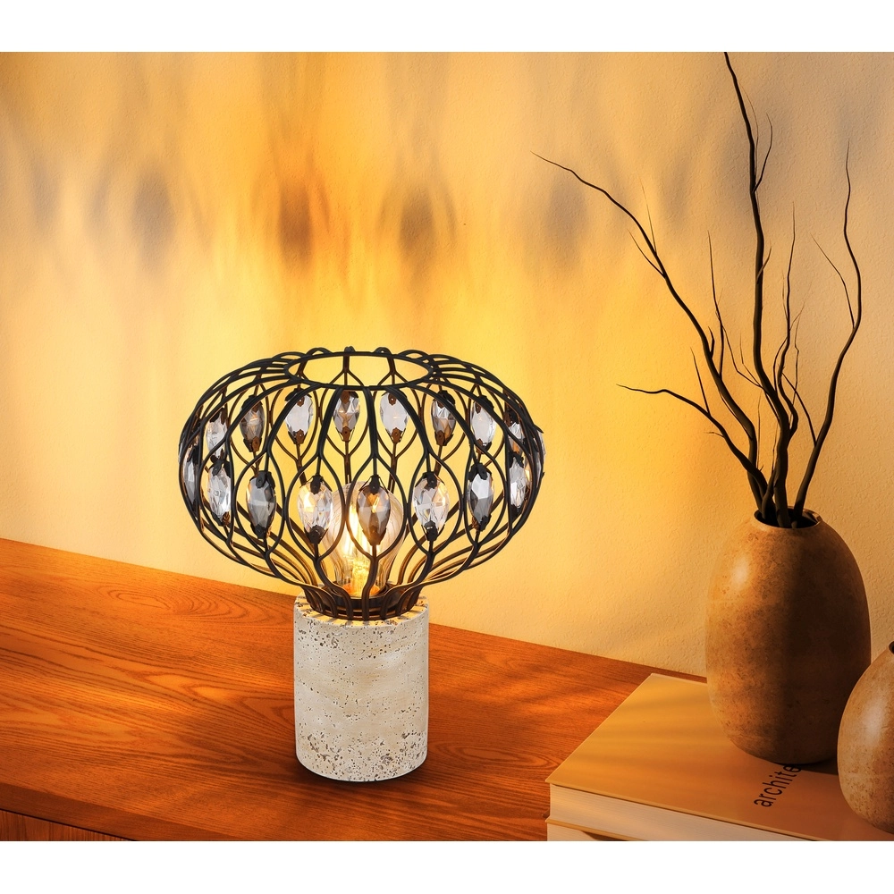Table lamp Dorthy Country Black Globo 9007371566075