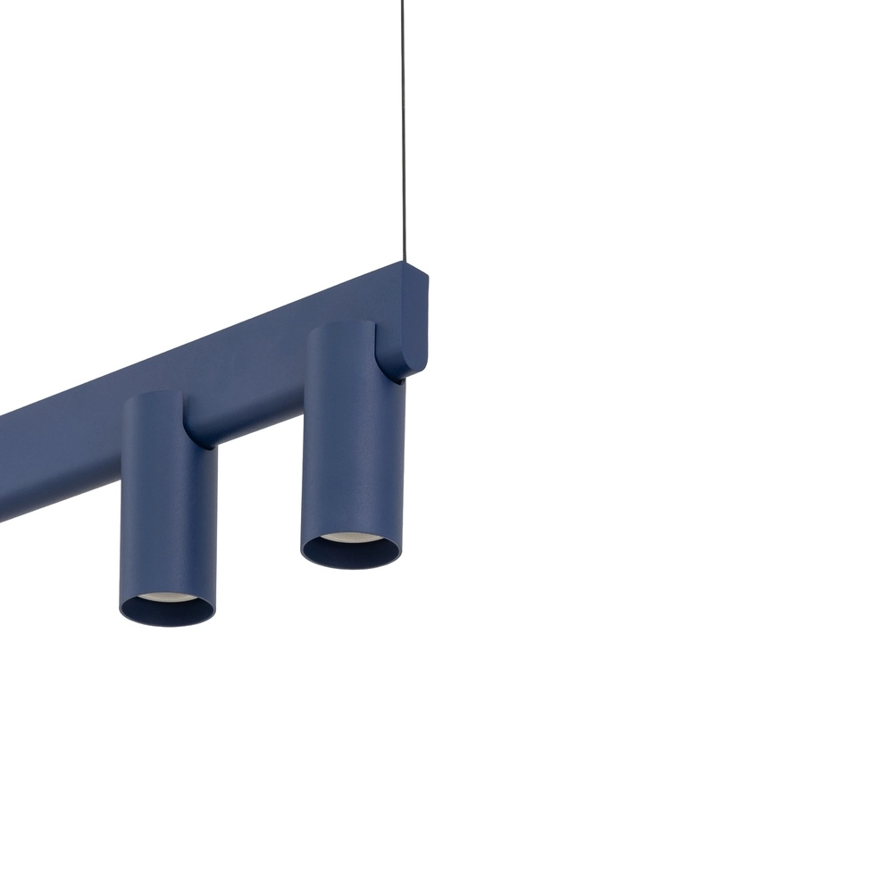 Design pendant lamp Fourty 8-light navy blue