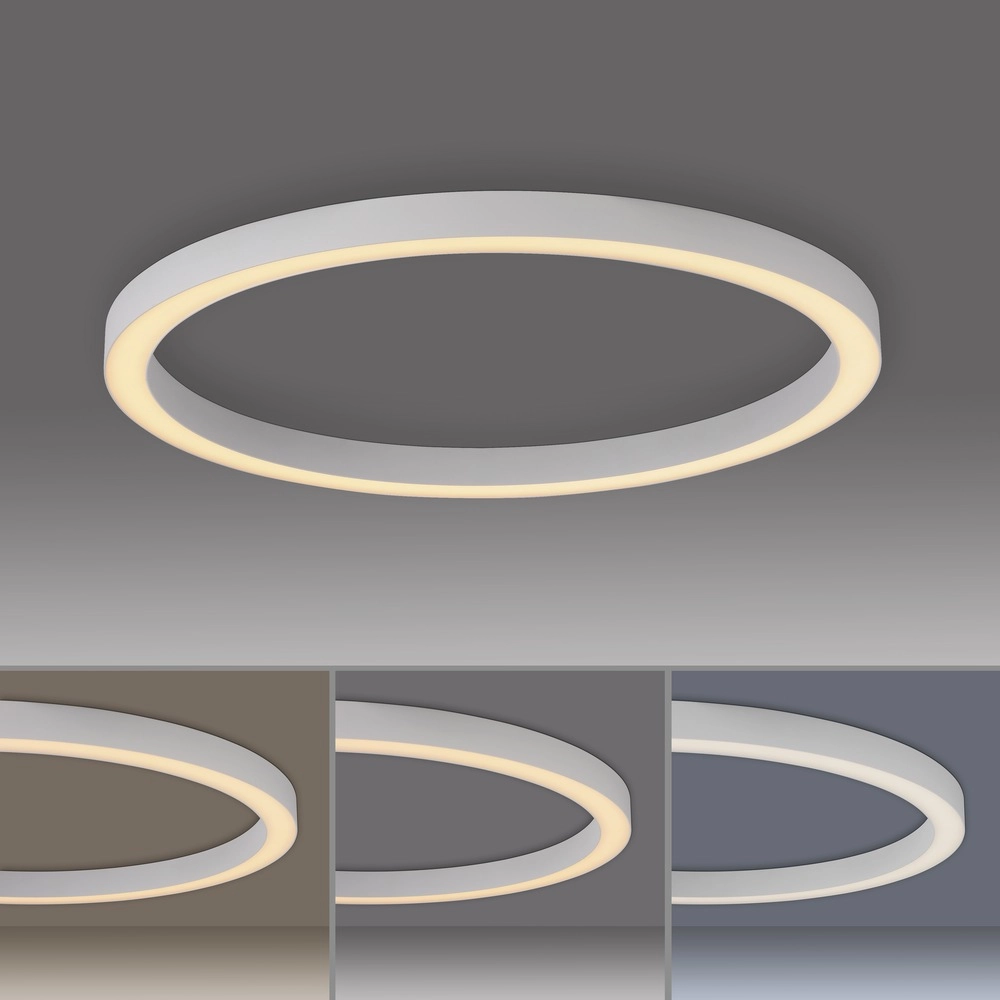 Sleek led ceiling lamp Pure Lines Round Ø 70cm - white Paul Neuhaus 4012248395813