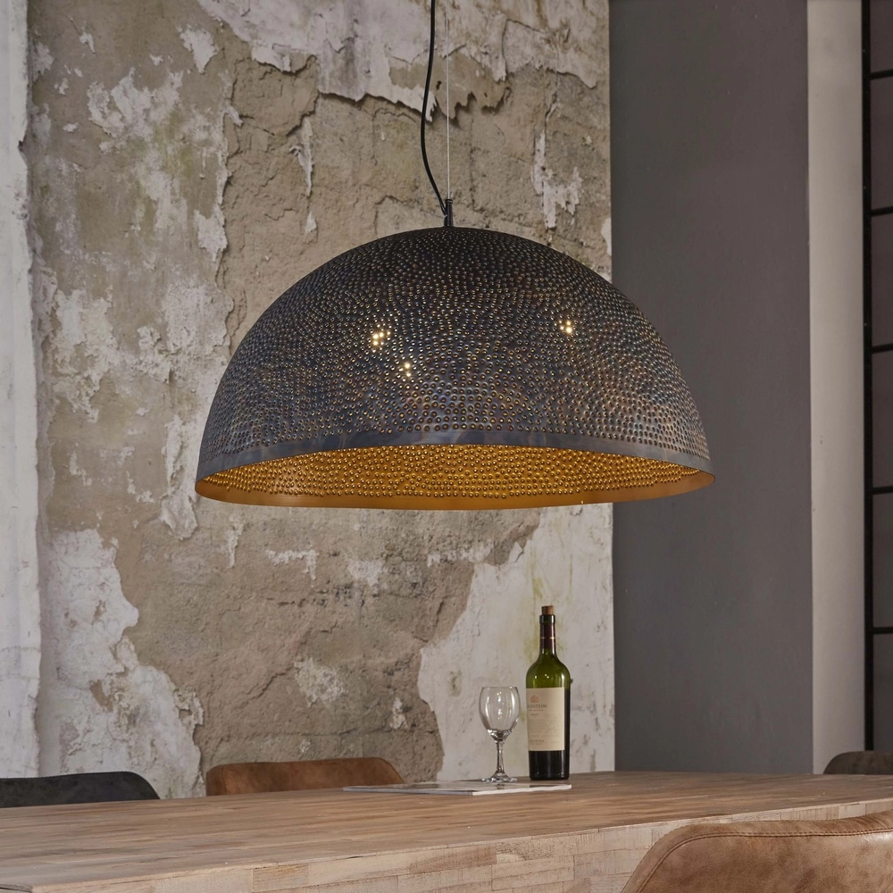 XXL industrial pendant lamp Punch Ø 70cm Lyora 8716803512856