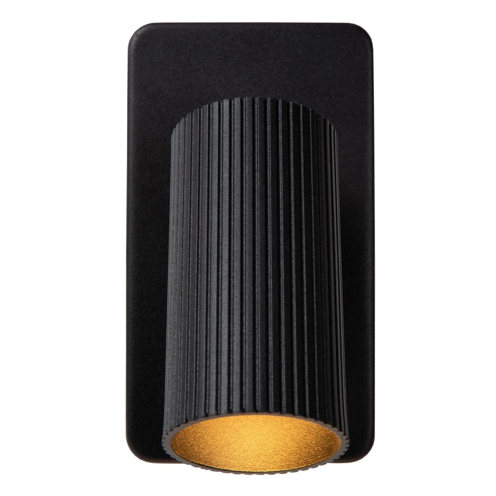 Bedside lamp Clubs Black with switch Lucide 5411212093400