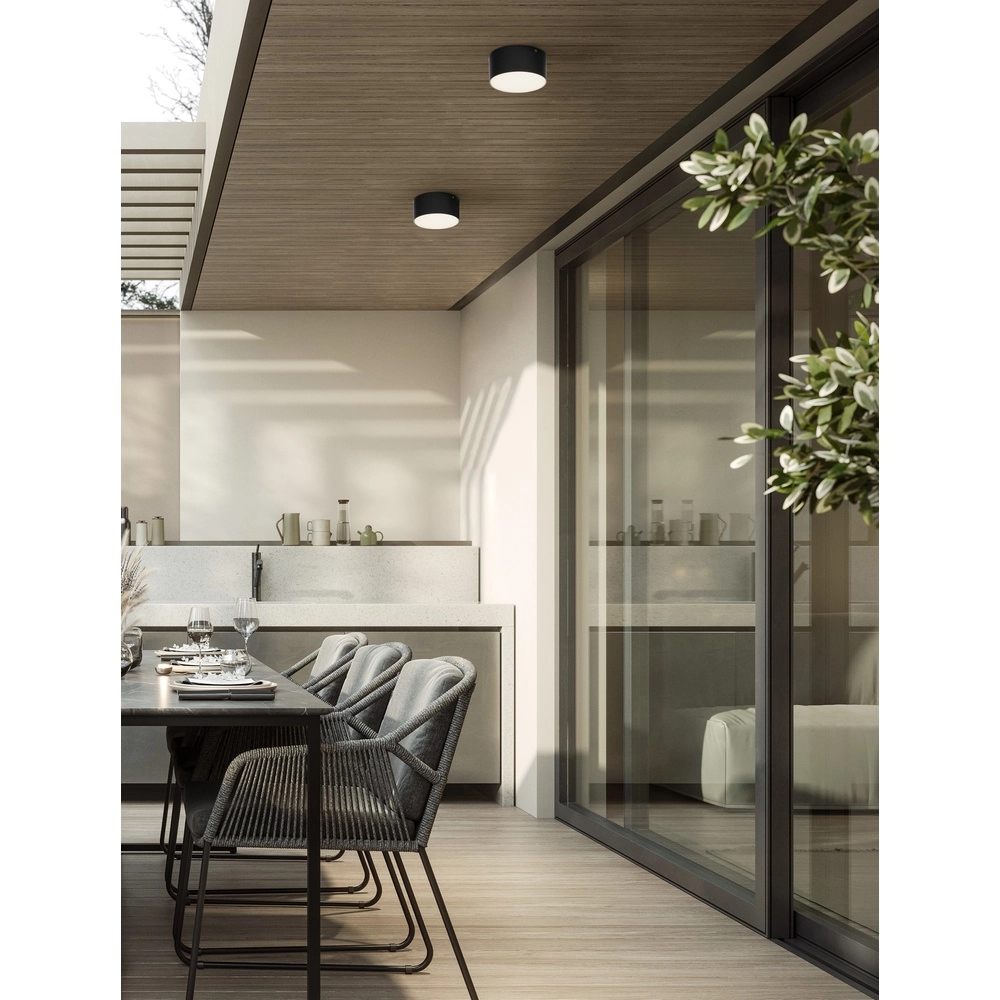 Round ceiling lamp Judi Ø 12cm anthracite Lyora 5212017453815