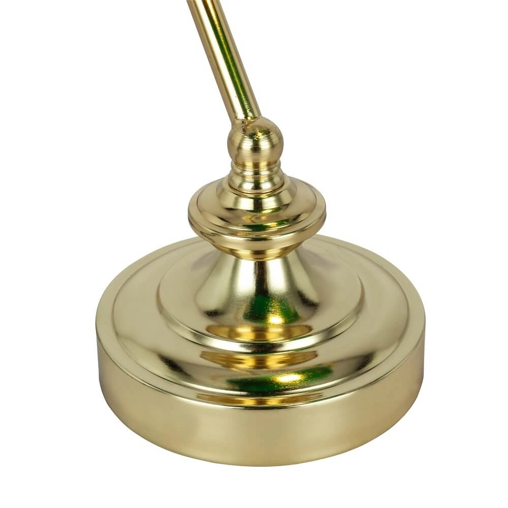Classic desk lamp Antique Gold with green glass Globo 9007371357451