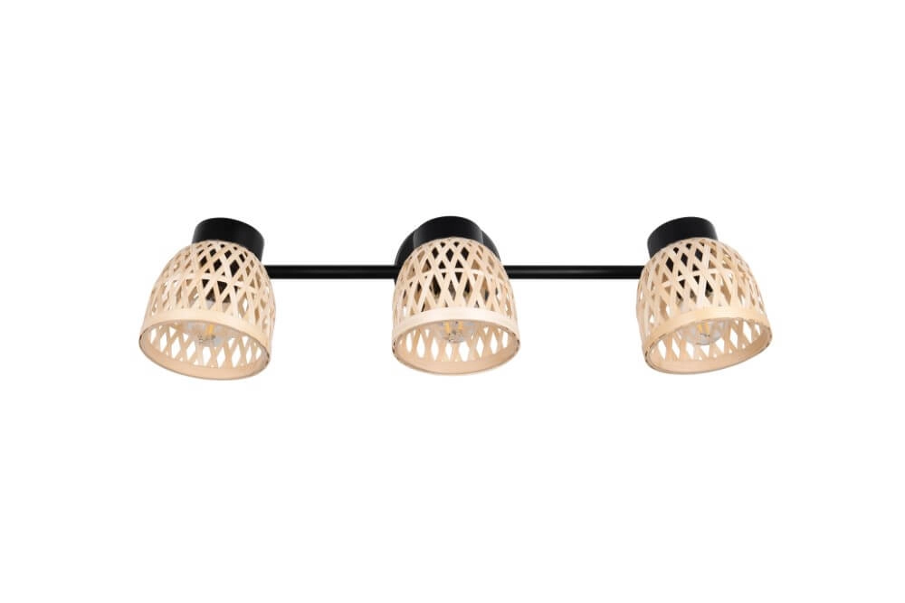 3-light ceiling lamp Laurent with cream caps Trio 4017807637564
