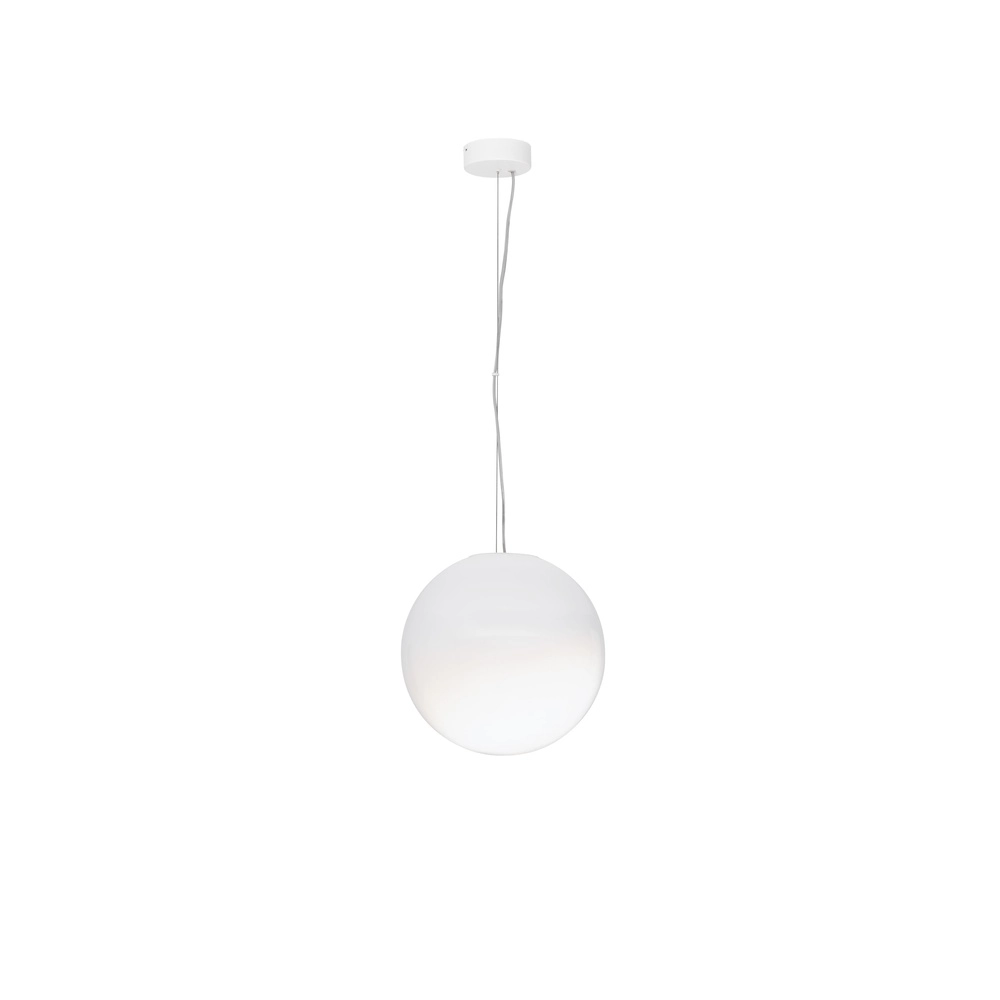 White pendant lamp Bolita bulb Ø 30cm Lyora 5212017483577