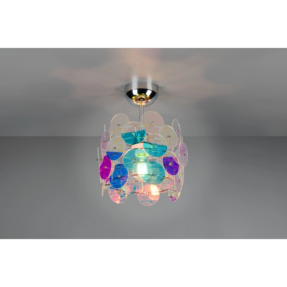 Ceiling lamp Iride colored Trio 4017807670967