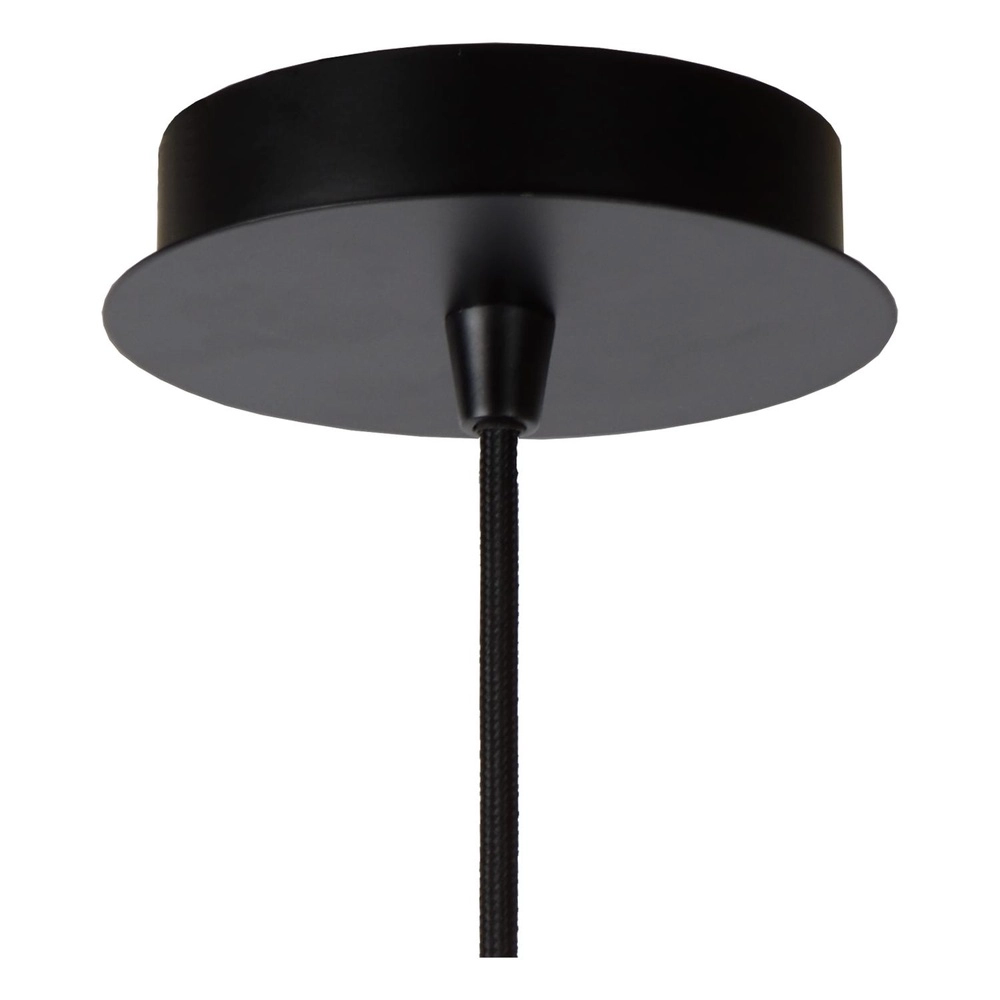 Pendant lamp Wolfram Ø 65cm black Lucide 5411212211019