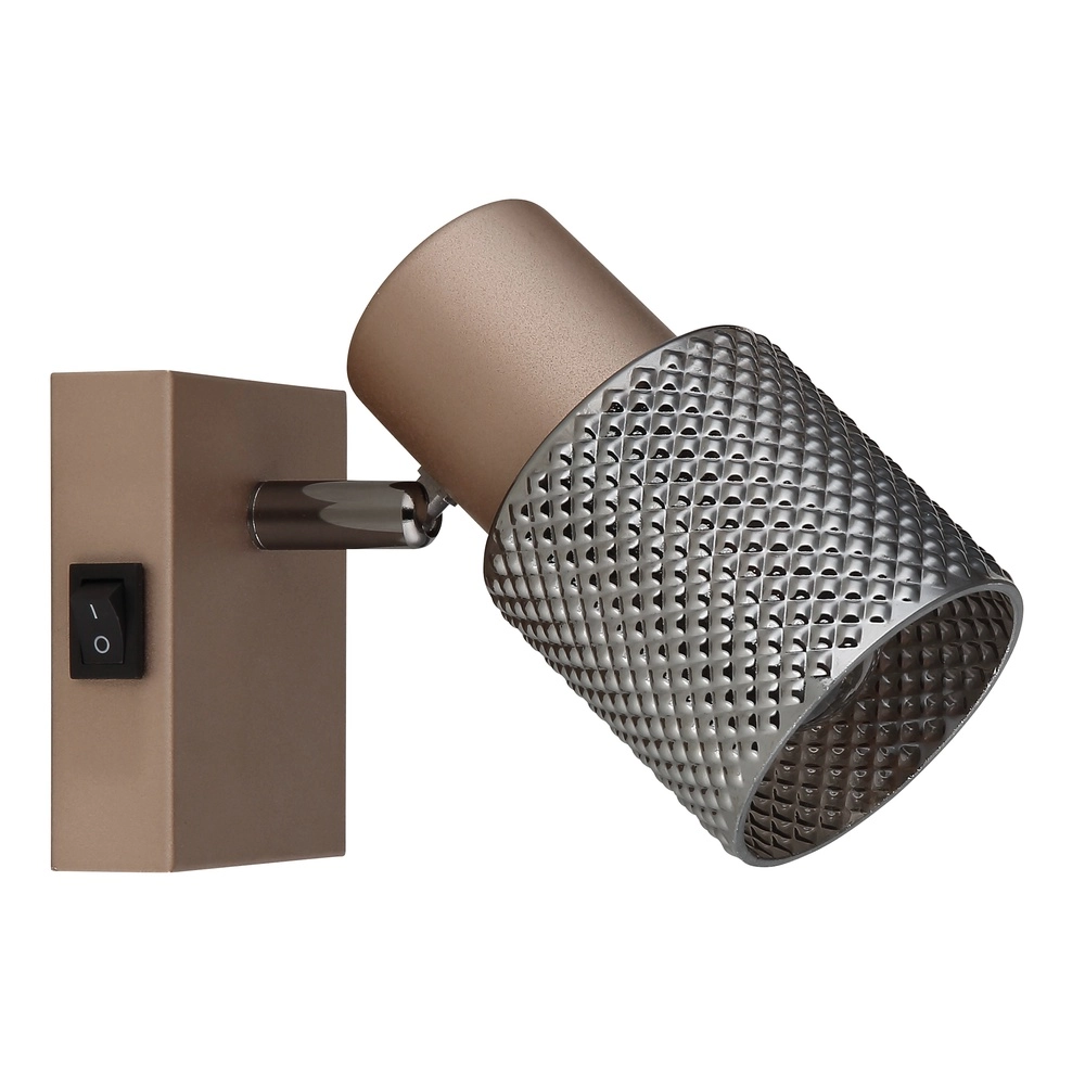 Wall lamp Satella coffee brown Globo 9007371471560