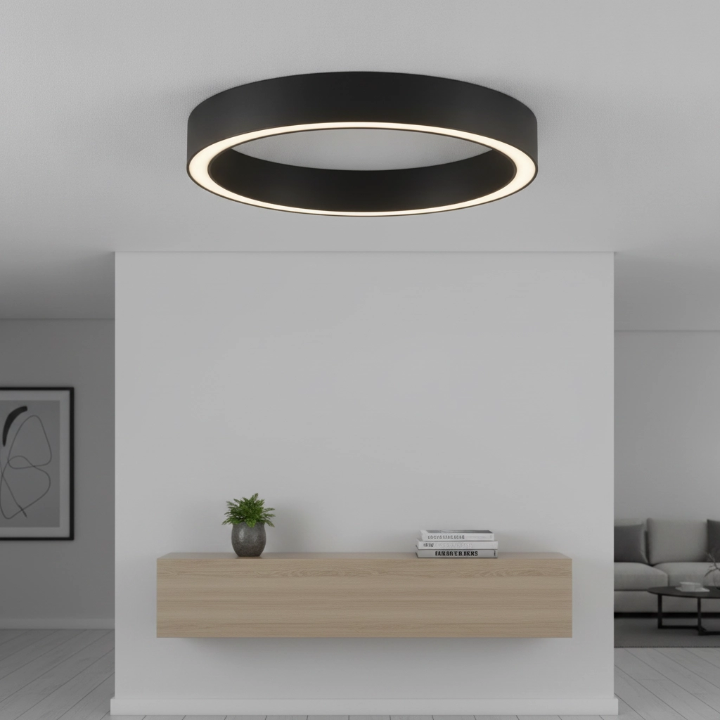 Design ceiling lamp Sting black Ø 60cm