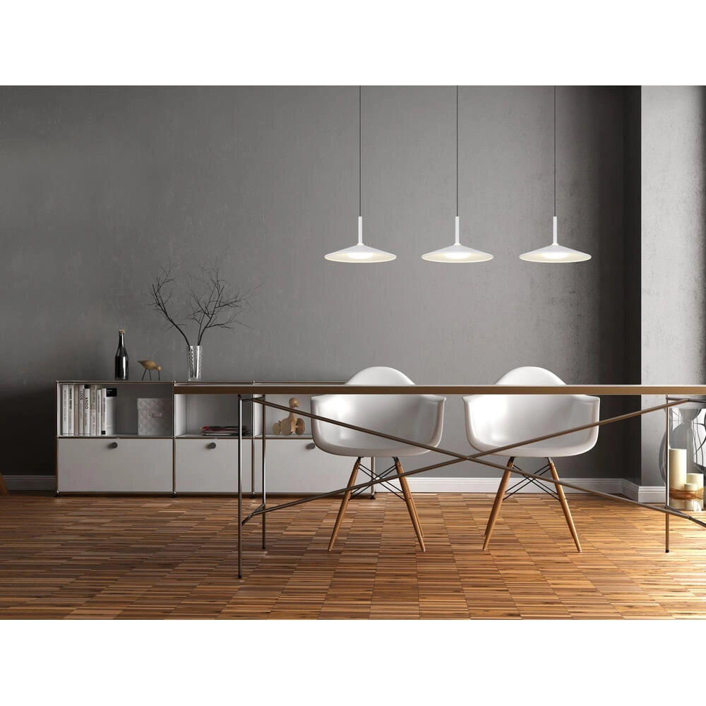 Design pendant lamp Lampone 3-light white Globo 9007371474806