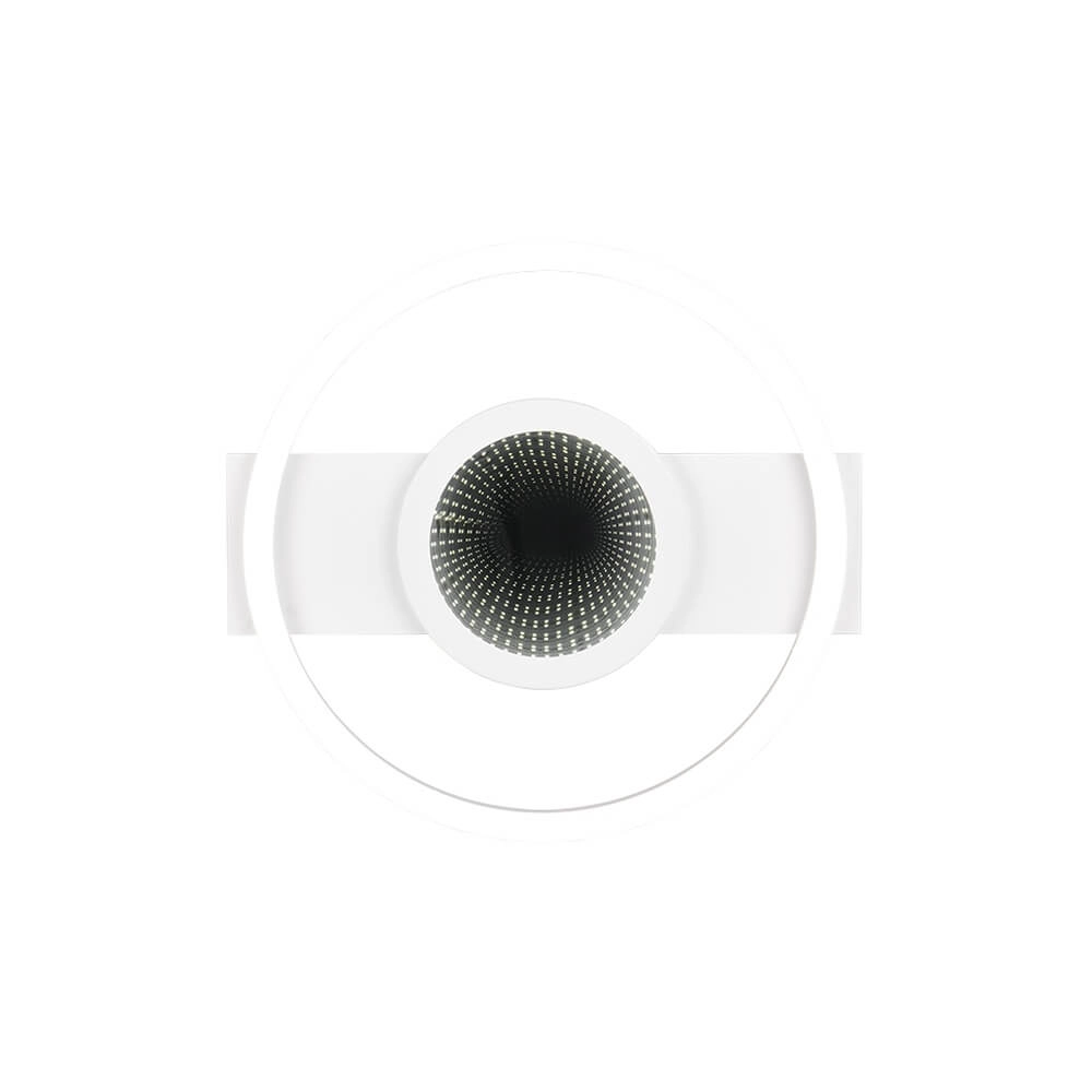 Design ceiling lamp Wheeler white round Trio 4017807640540