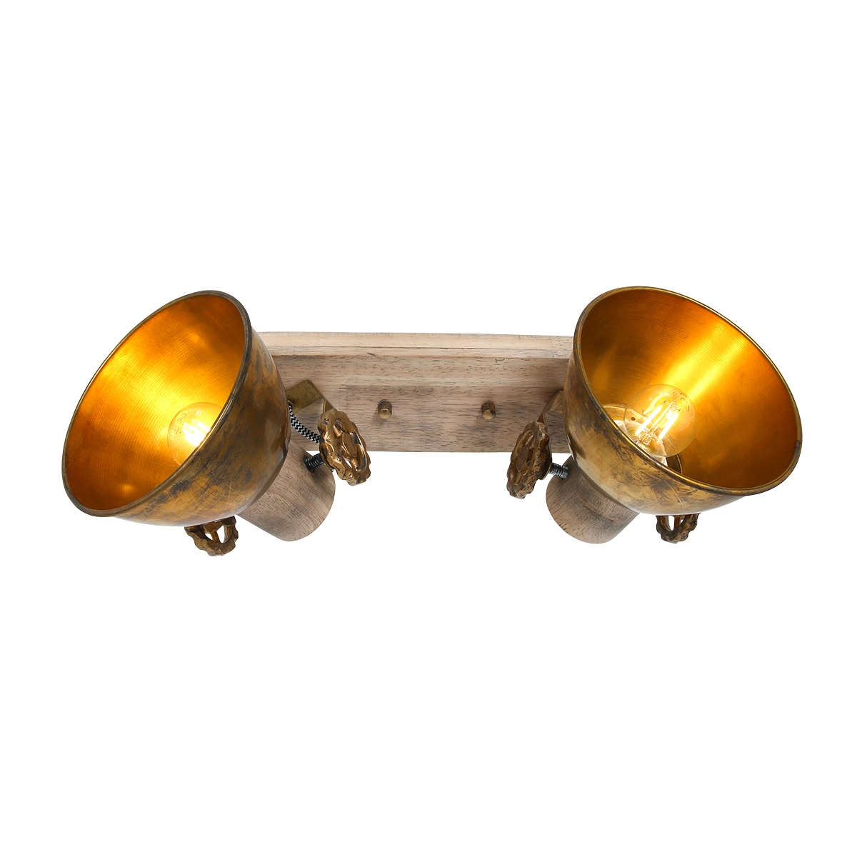 Double surface-mounted spotlight Gearwood industrial Steinhauer 8712746135039