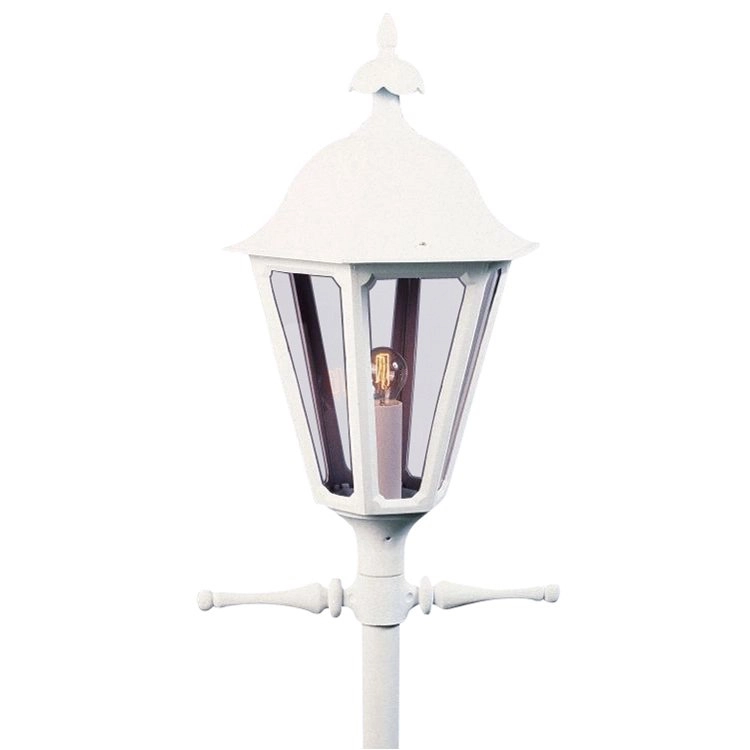 Classic lantern shade Pallas white