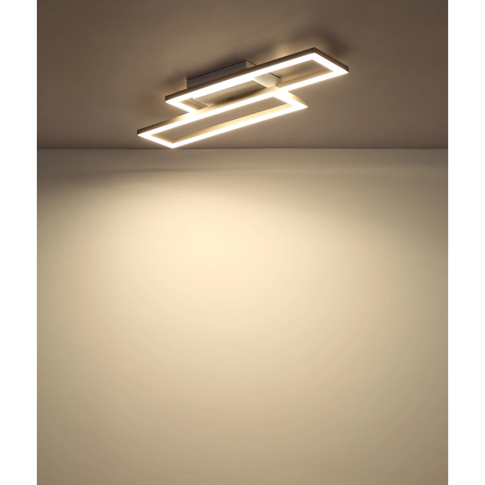 Modern ceiling lamp Wilton sand brown 15.5cm Globo 9007371578801