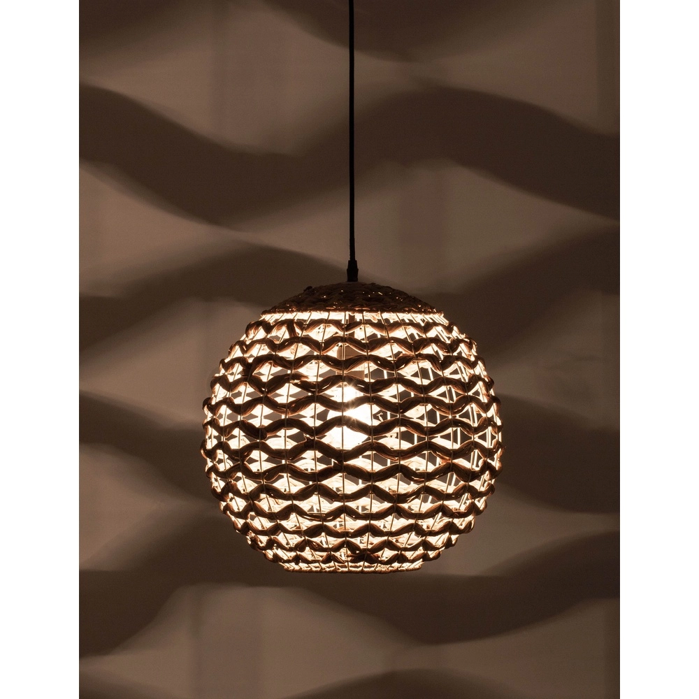 Rattan pendant lamp Griffin Ø 40cm