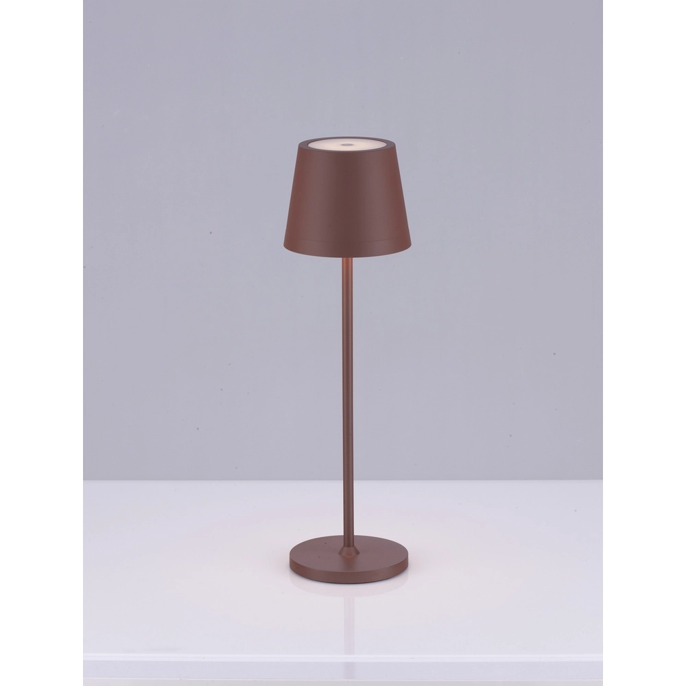 Rechargeable table lamp Seina Rusty brown Lyora 5212017444424