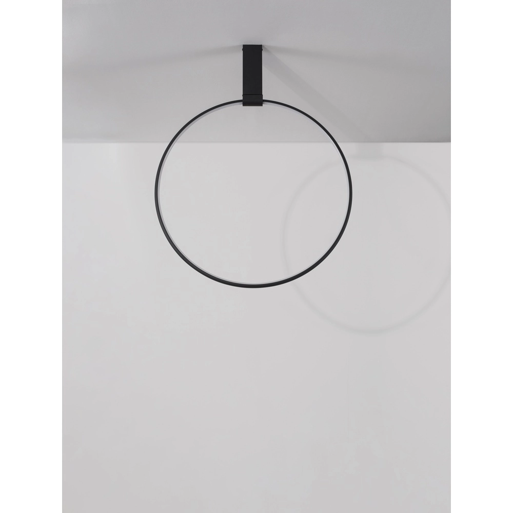 Design ceiling lamp Garve black Ø 60cm Lyora 5212017431813