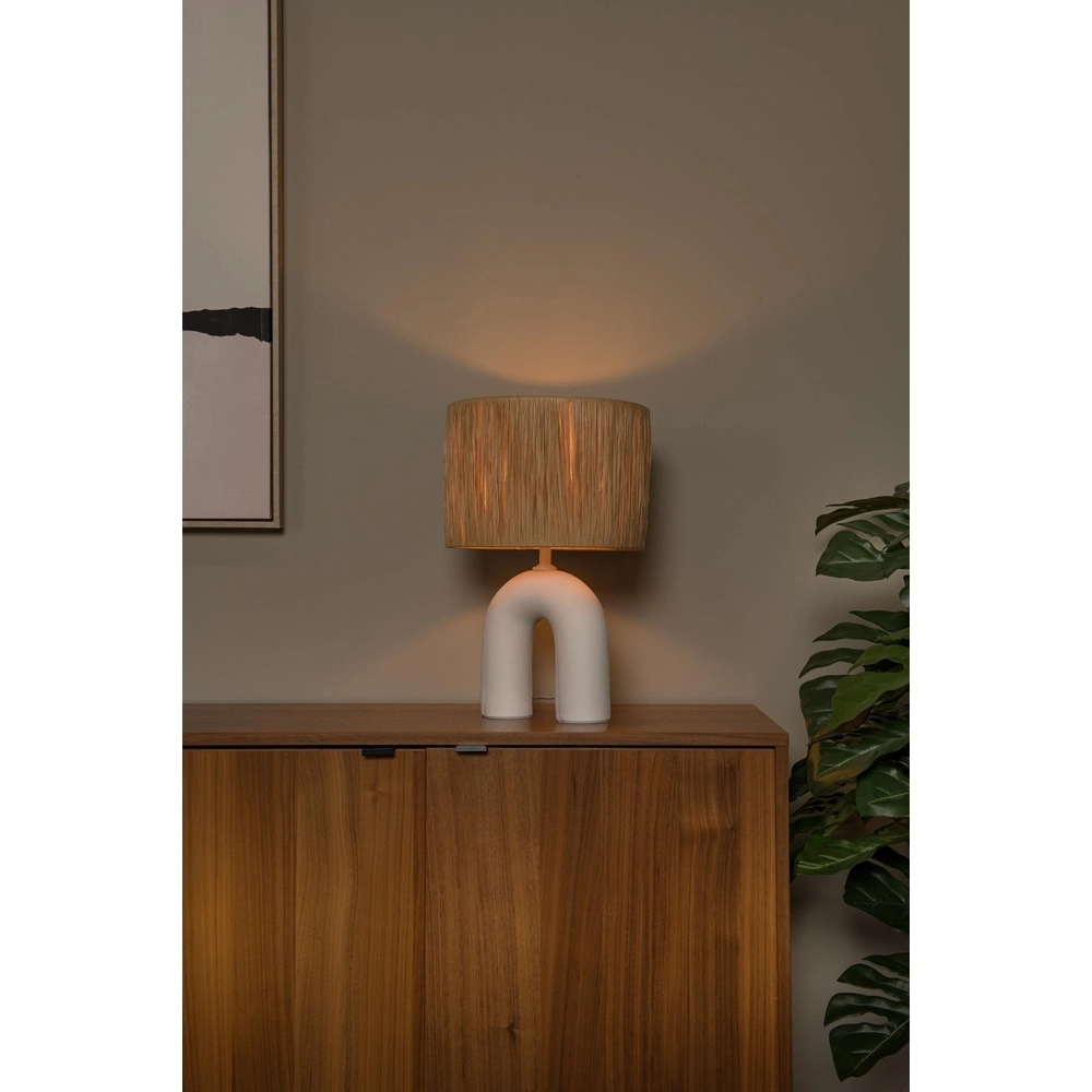 Table lamp Ronda white Lucide 5411212135025