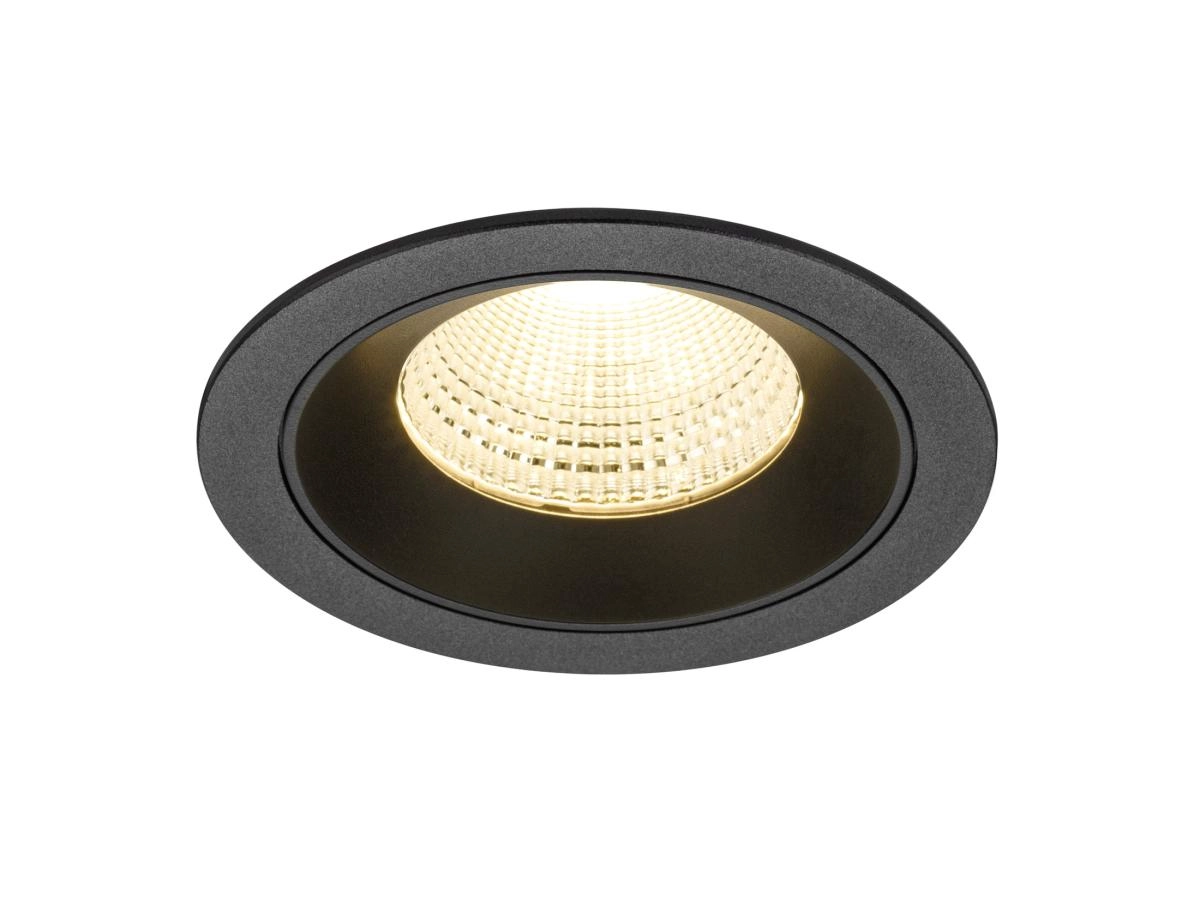 Recessed spotlight Numinos L black 3000K - 55deg