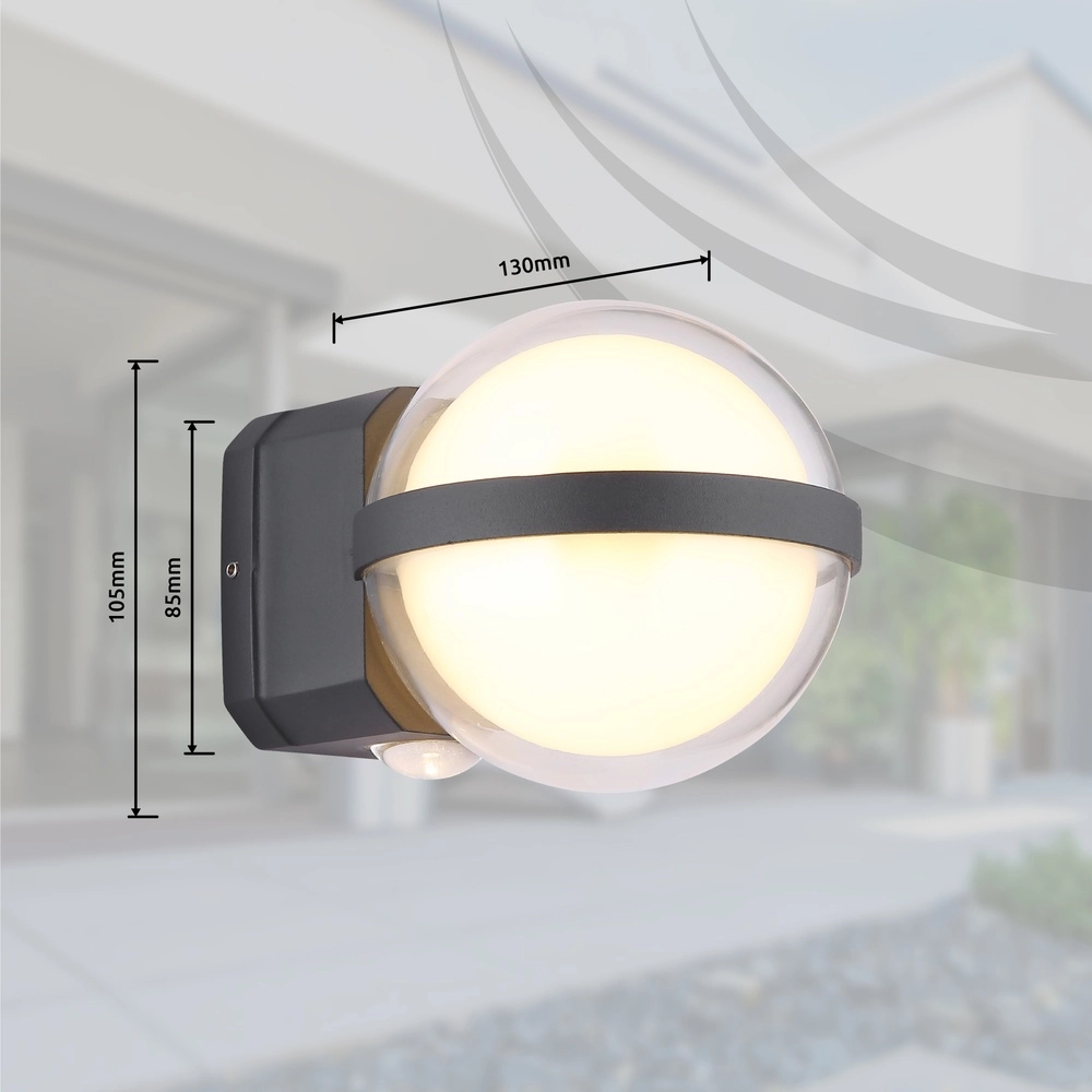Desing wall lamp Illi anthracite Globo 9007371445936