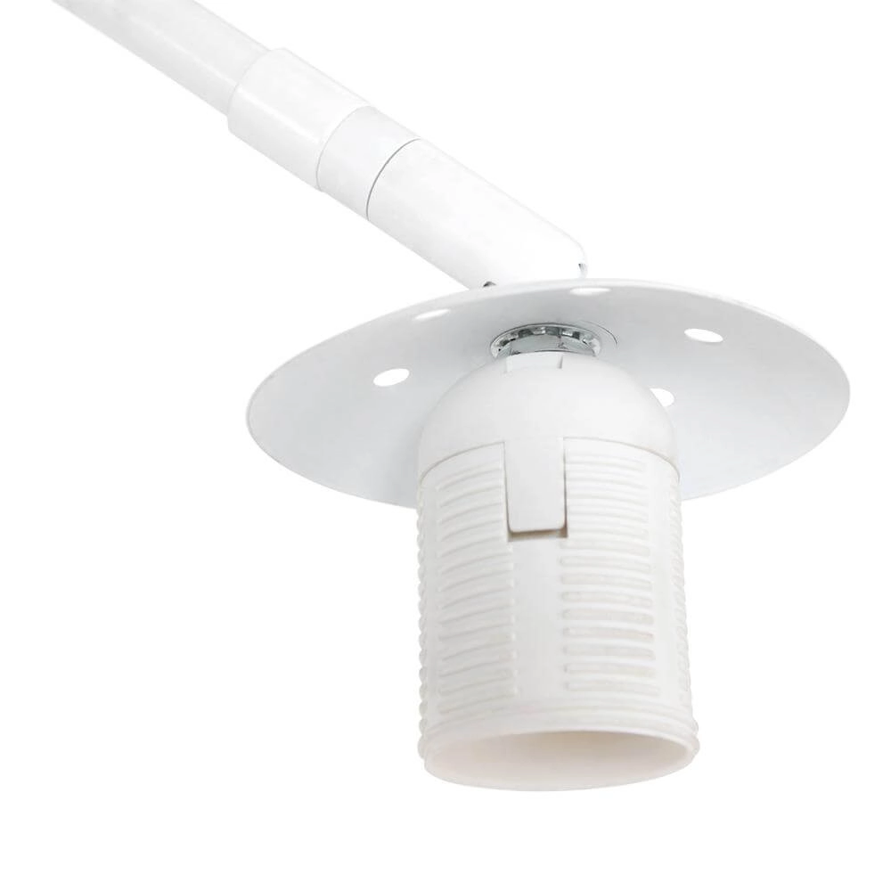 Arc lamp Sparkled Light white with straw shade Steinhauer 8712746172843