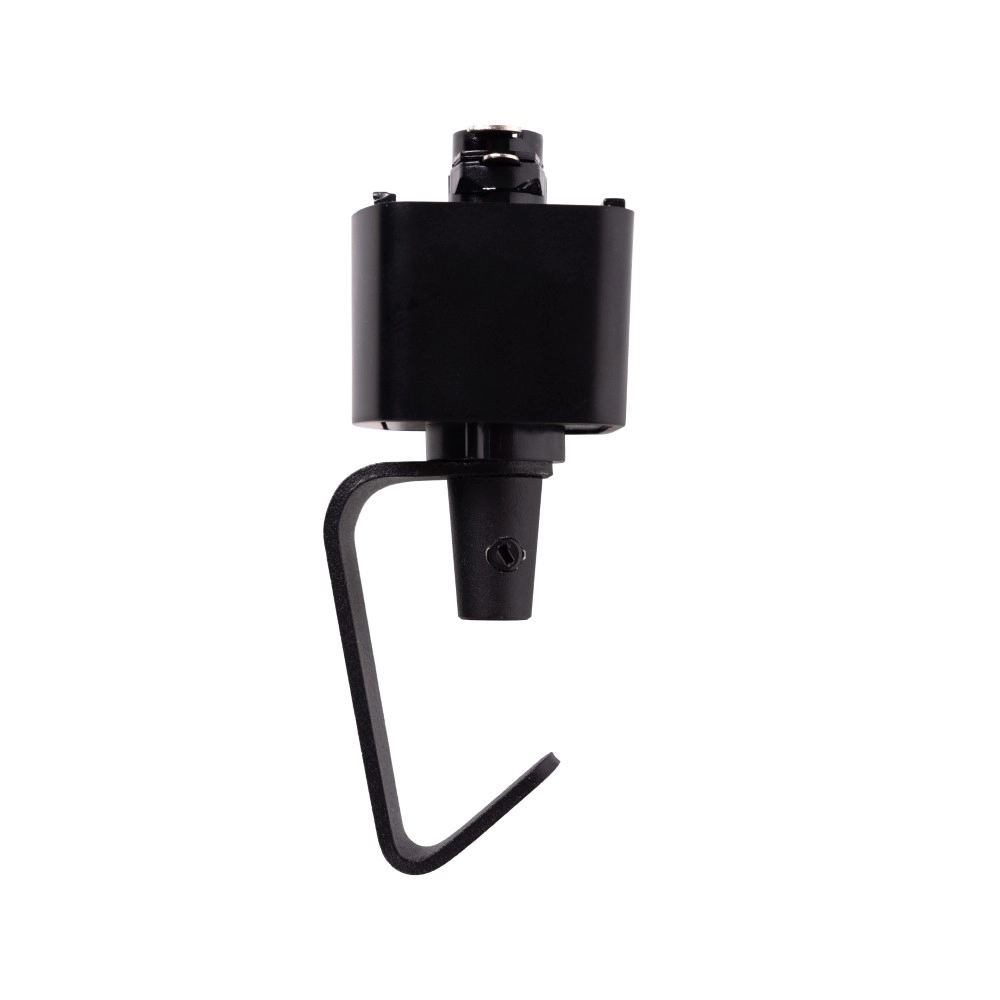 Rail pendant lamp adapter Track 1-phase black