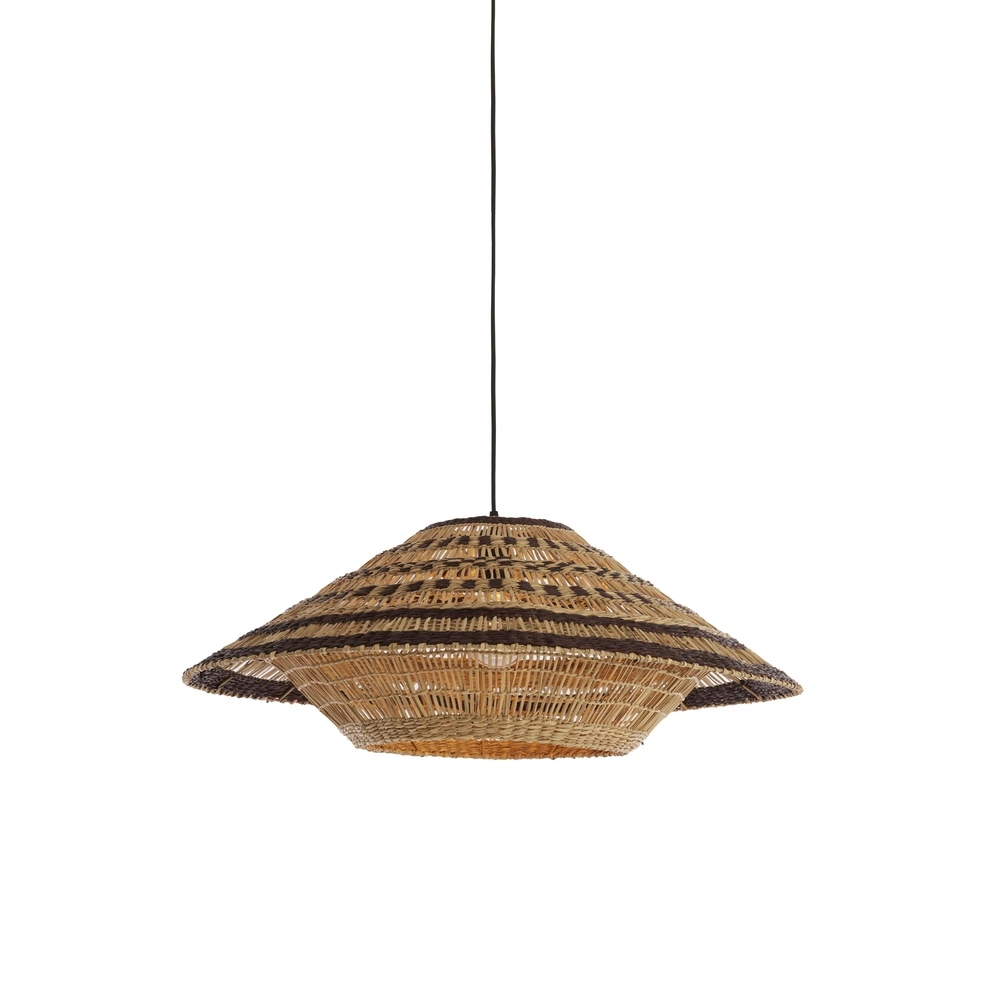 Pendant lamp Owana Ø 80cm rattan brown Light & Living 8717807836801