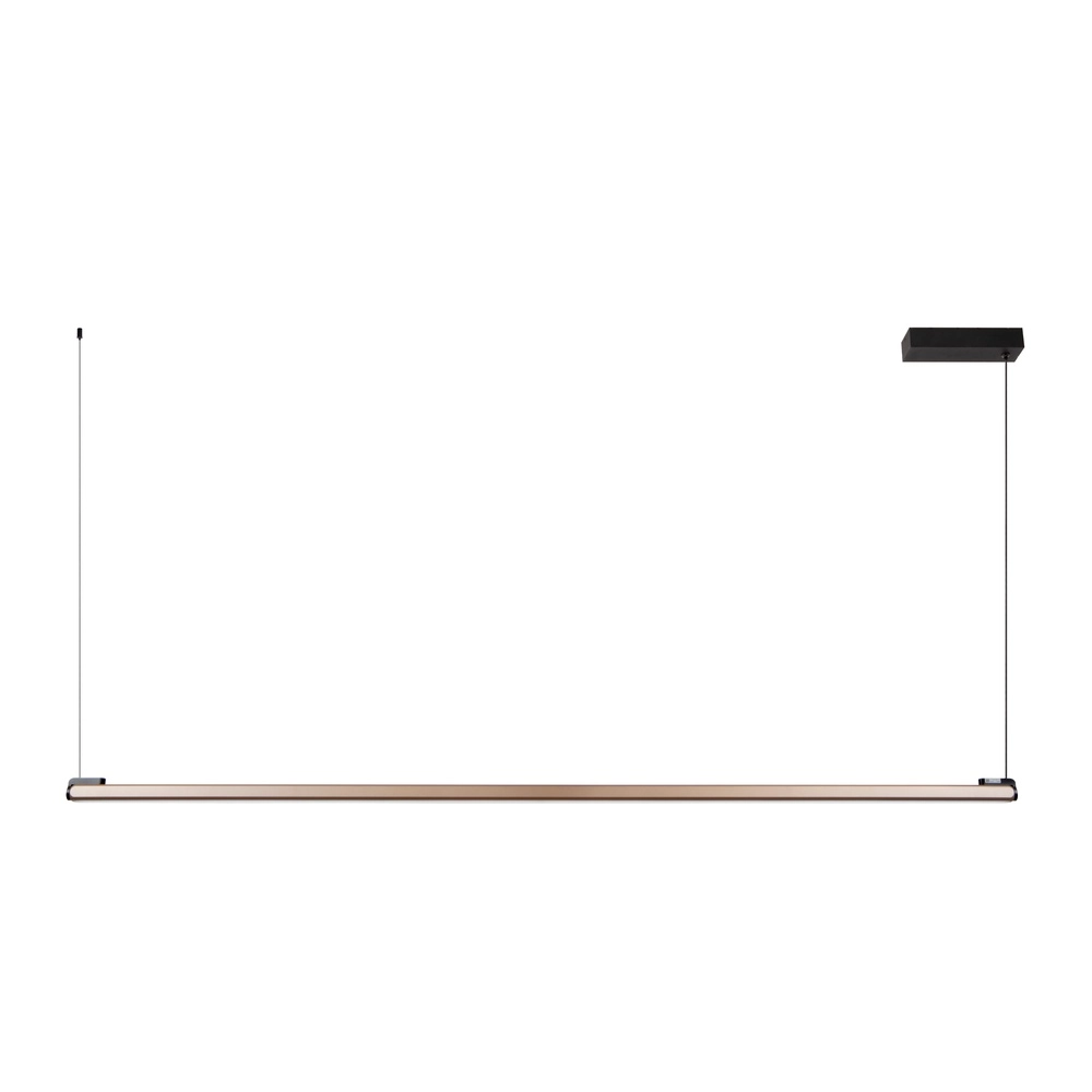 Sleek LED pendant light Braga 150cm - champagne Premium by Lucide 5411212234445