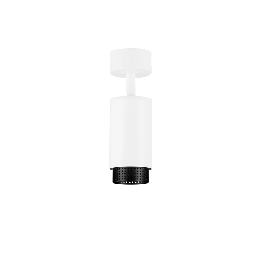 Ceiling spotlight Nessi Orientable white with black Lyora 5212017475138