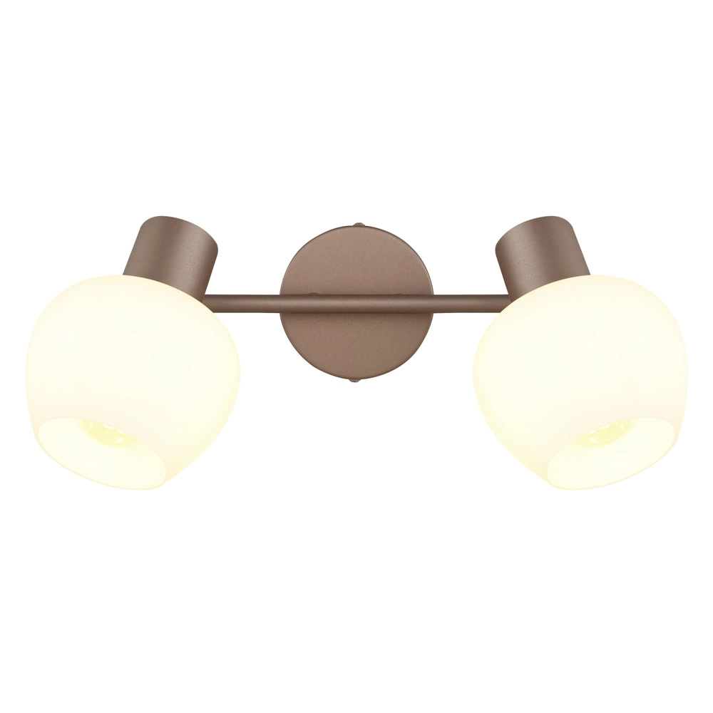 Ceiling lamp Eileen 2-light coffee brown Globo 9007371589562